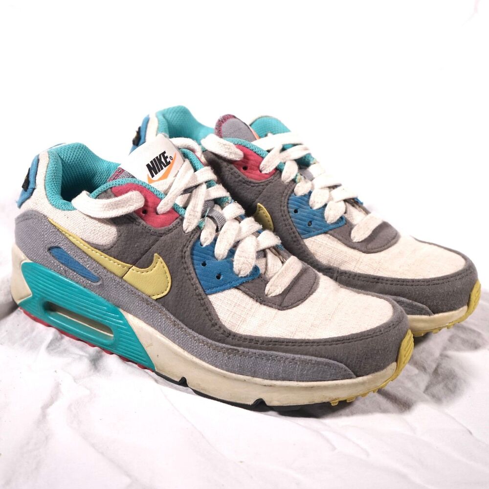 Nike Air Max 90 Sprung Caterpillar Multicolor Shoes Size 4.5Y DN4415-001